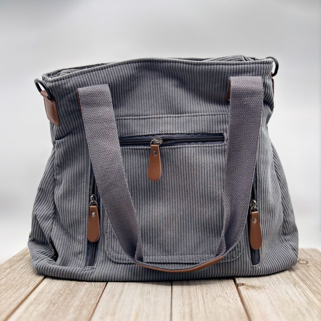 Large Corduroy Project Bag