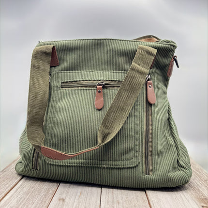 Large Corduroy Project Bag