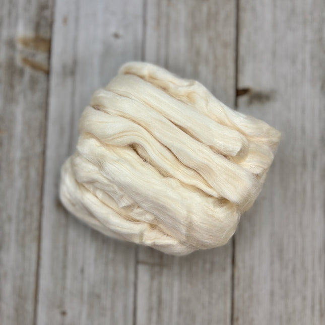 100% Tussah Silk Fibre