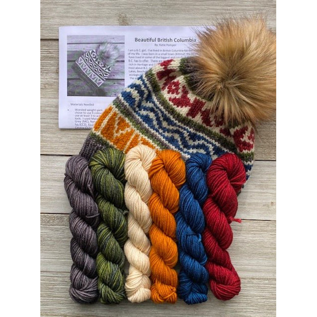 Beautiful British Columbia Hat Kit - A Twist of Yarn