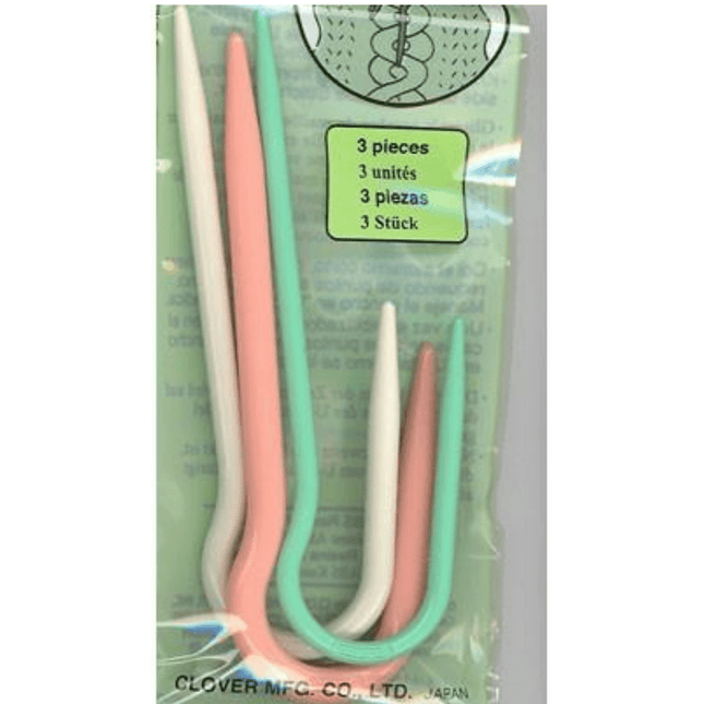 Clover Cable Stitch Holder Set "U" Shape - A Twist of Yarn