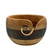 Beech and Acacia Striped Yarn Bowl