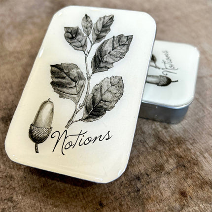 Firefly Notes Notions Tin - Large (Empty) - A Twist of Yarn