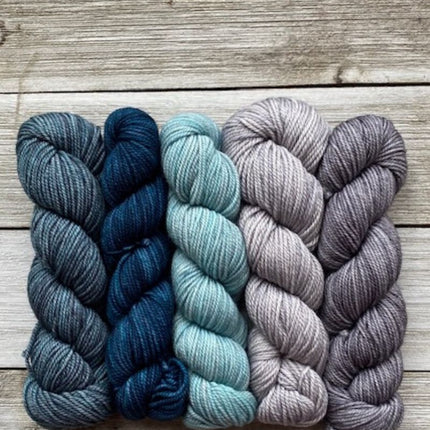 Gradient Shawl Kit (Small) Cashmere Sock - A Twist of Yarn