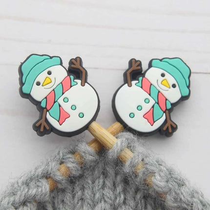 Fox and Pine Stitch Stoppers