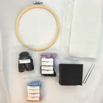 Mountain Horizon Fibre Painting Kit