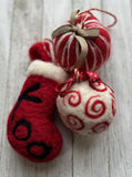 Needle Felted Christmas Decor - A Twist of Yarn