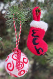 Needle Felted Christmas Decor - A Twist of Yarn