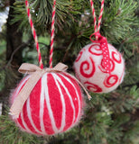 Needle Felted Christmas Decor - A Twist of Yarn