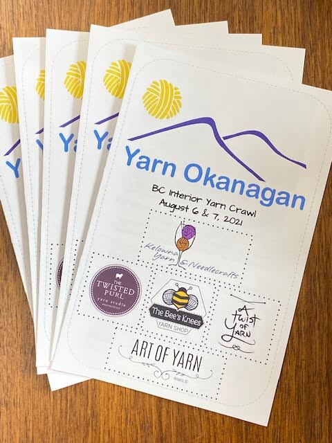 Okanagan Yarn Crawl Passport - A Twist of Yarn