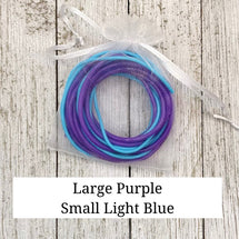 Purple (L) / Light Blue (S)