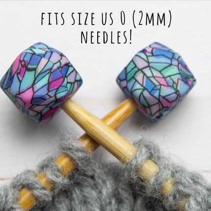 Fox and Pine Stitch Stoppers